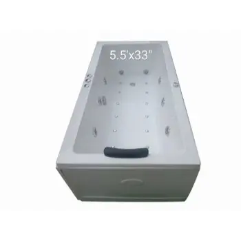 Black Massage Bath Tub 